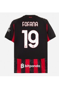 AC Milan Youssouf Fofana #19 Voetbaltruitje Thuis tenue 2025-26 Korte Mouw